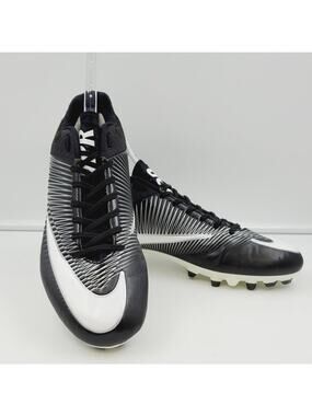 Nike Vapor Speed 2 Soccer Cleats White Black Men Size 13 EUC